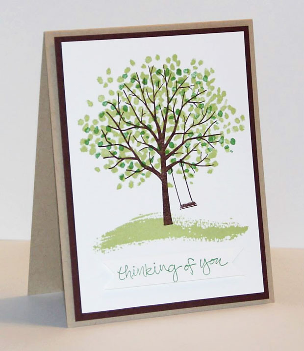 Stampin Up Sheltering Trees