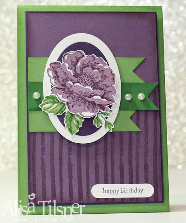 Stampin Up Stippled Blossoms