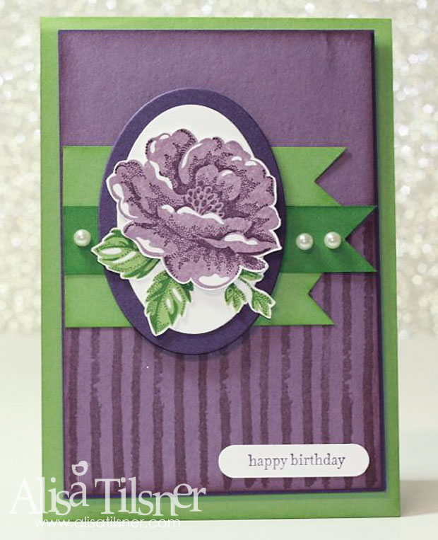 Stampin Up Stippled Blossoms