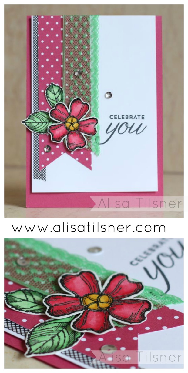 Stampin Up Birthday Blossoms