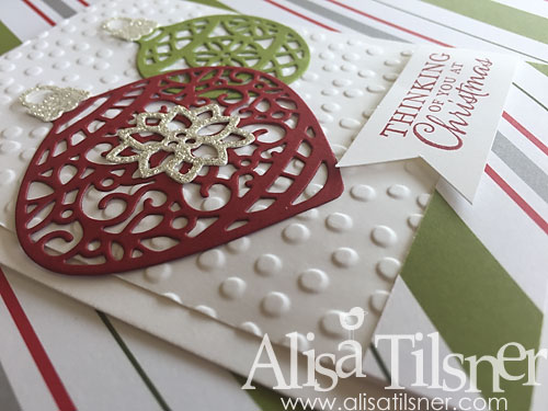 Stampin Up Embellished Ornaments