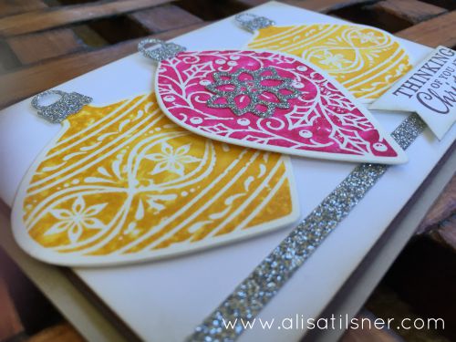 Stampin Up Embellished Ornament
