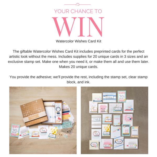 Win a Watercolour Wishes Card Kit