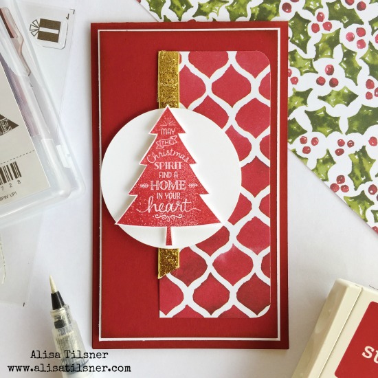 Stampin Up Peaceful Pines