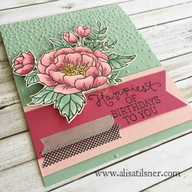 Stampin Up Birthday Blooms