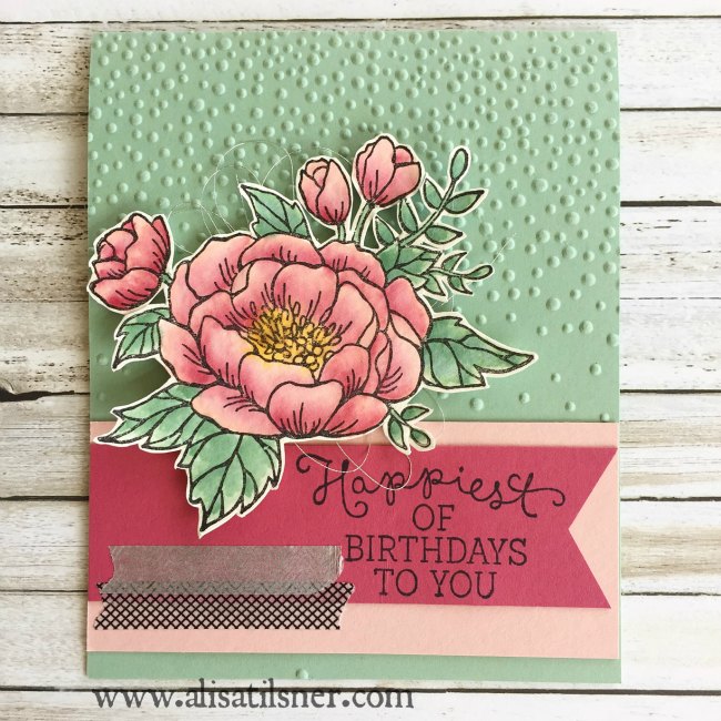Stampin Up Birthday Blooms