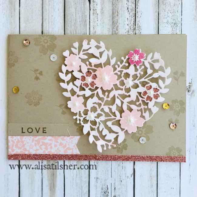 Stampin Up Bloomin' Heart