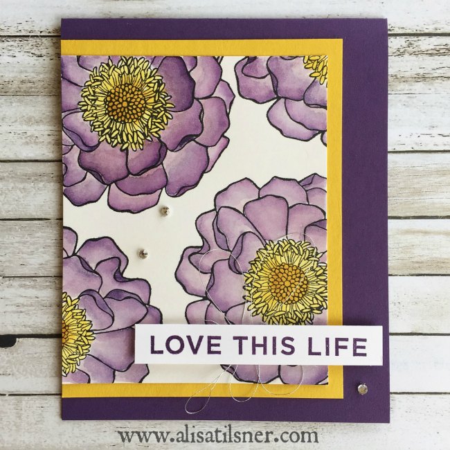 Stampin Up Blended Bloom