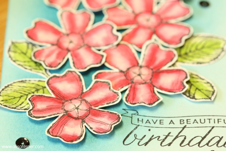 Stampin' Up! Birthday Blossoms