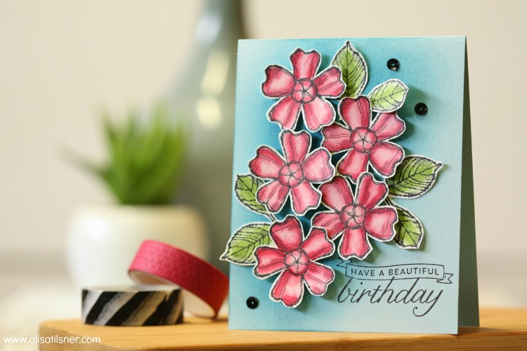 Stampin' Up! Birthday Blossoms