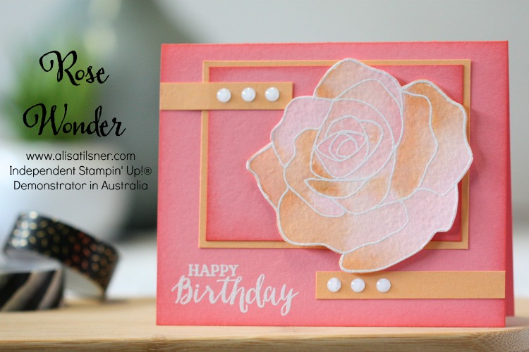 Stampin' Up! Rose Wonder