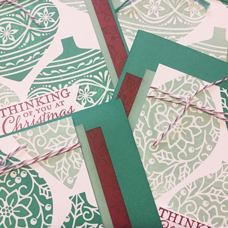 Embellished Ornaments Christmas Stamp a Stack
