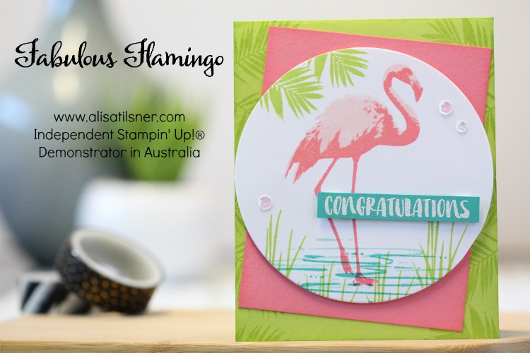 Stampin' Up! Fabulous Flamingos