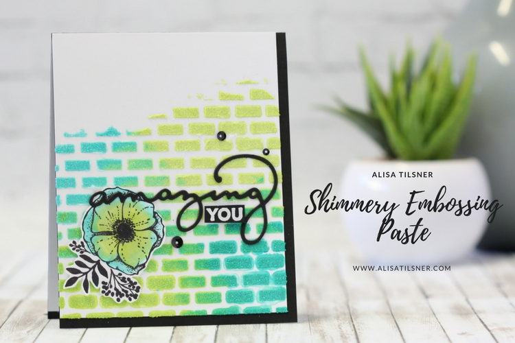 Shimmery Embossing Paste