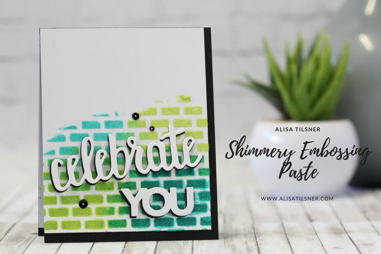 Shimmery Embossing Paste