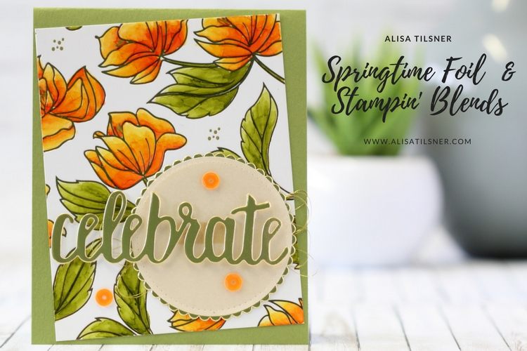 Springtime Foil Designer Series Paper