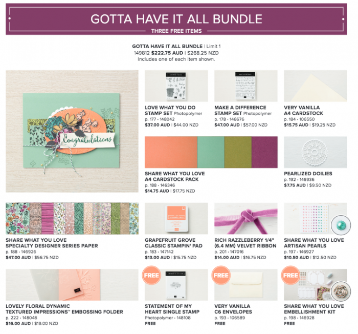 Share what you love bundle