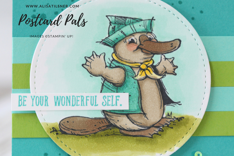 Stampin Up Postcard Pals
