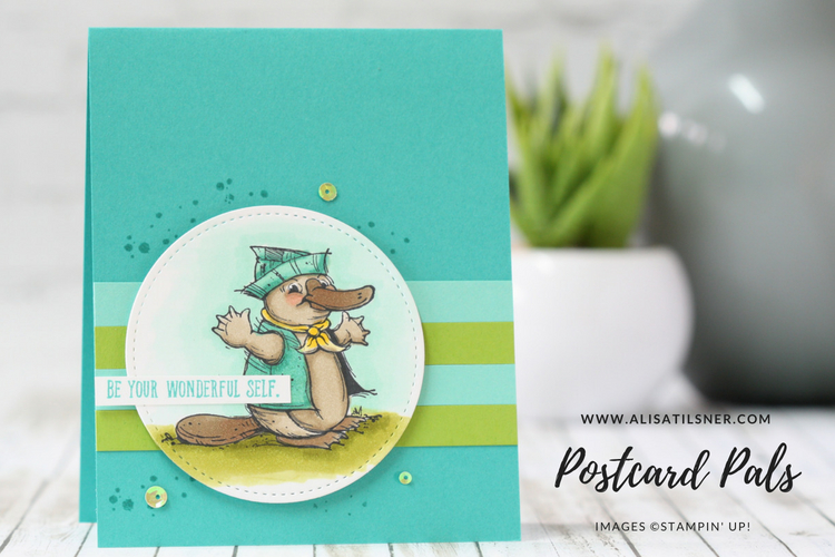 Stampin Up Postcard Pals