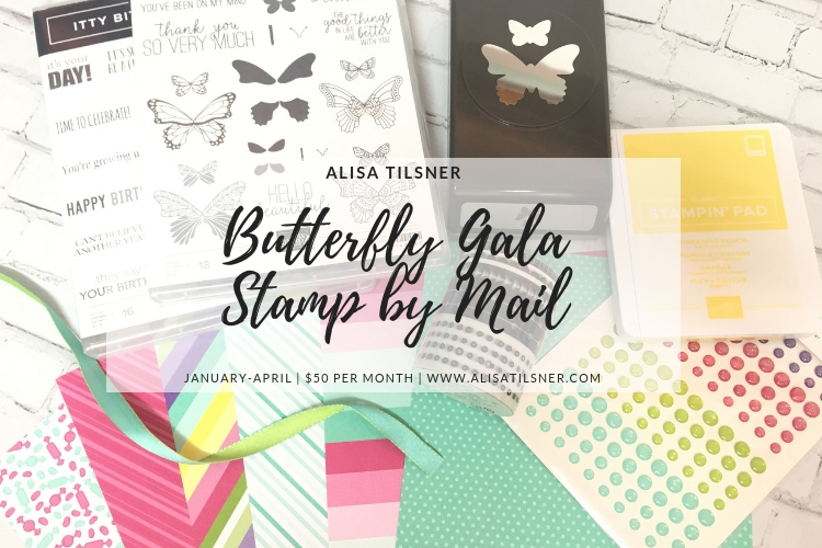 Butterfly Gala Stamp by Mail