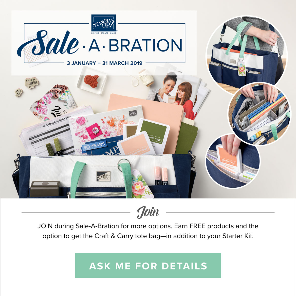 Join Stampin’ Up! and The Artful Stampers Team