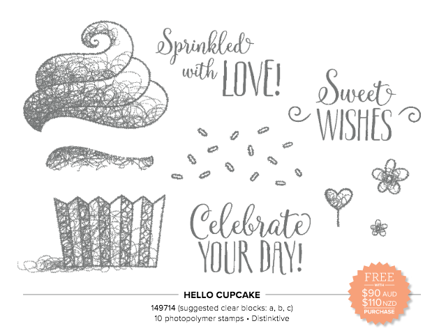 Stampin' Up! Hello Cupcake