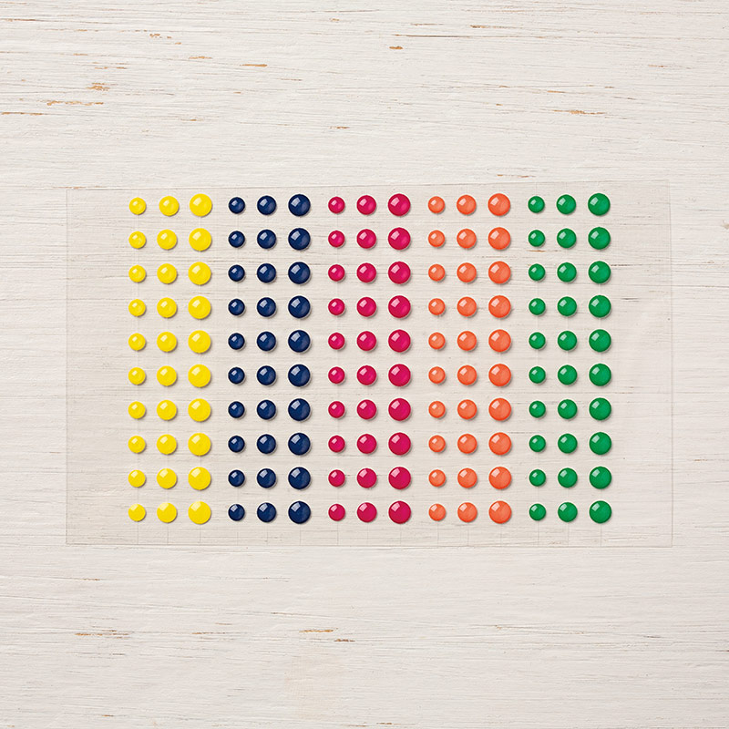Happiness Blooms Enamel Dots