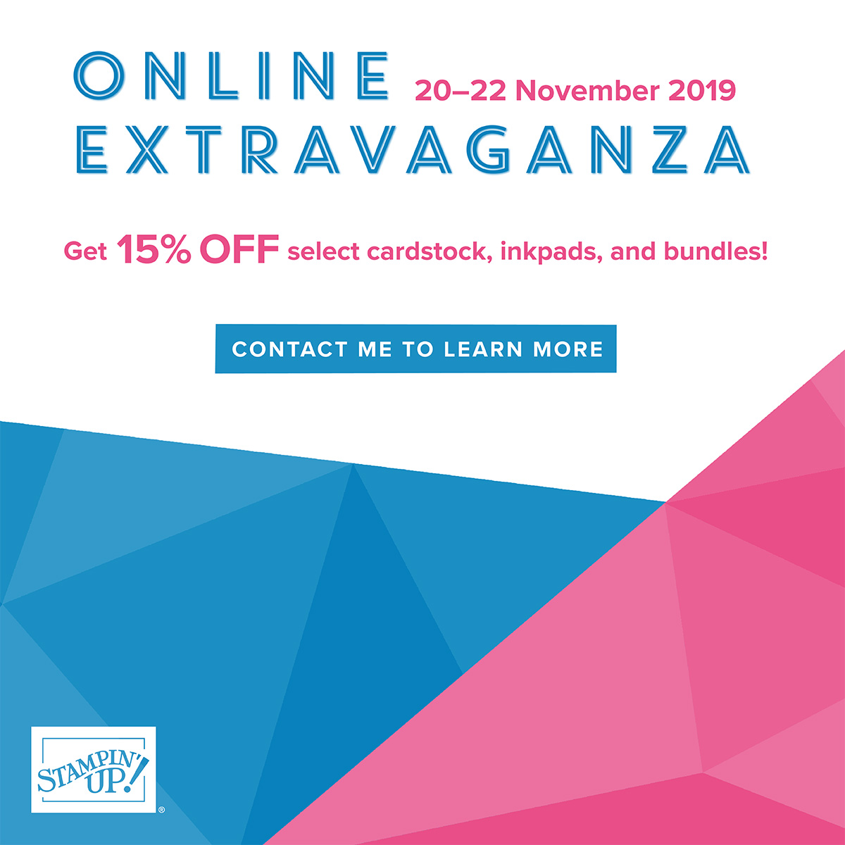 Online Extravaganza Coming 20th November