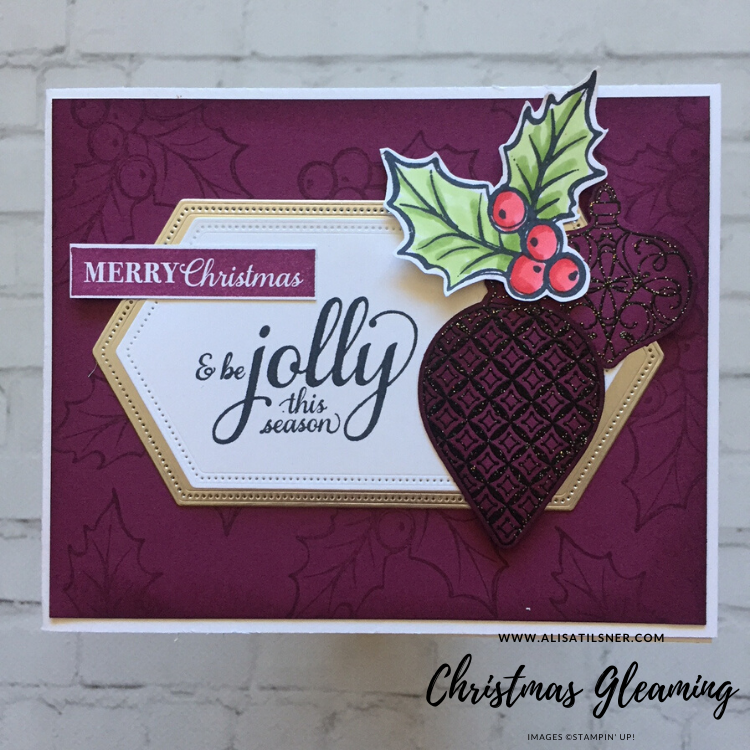 Christmas Gleaming Shimmer Embossed