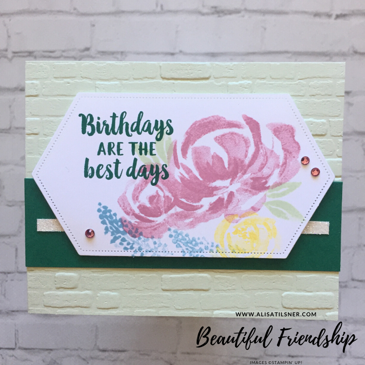 Quick and Easy Birthday Card Video using Beautiful Friendship