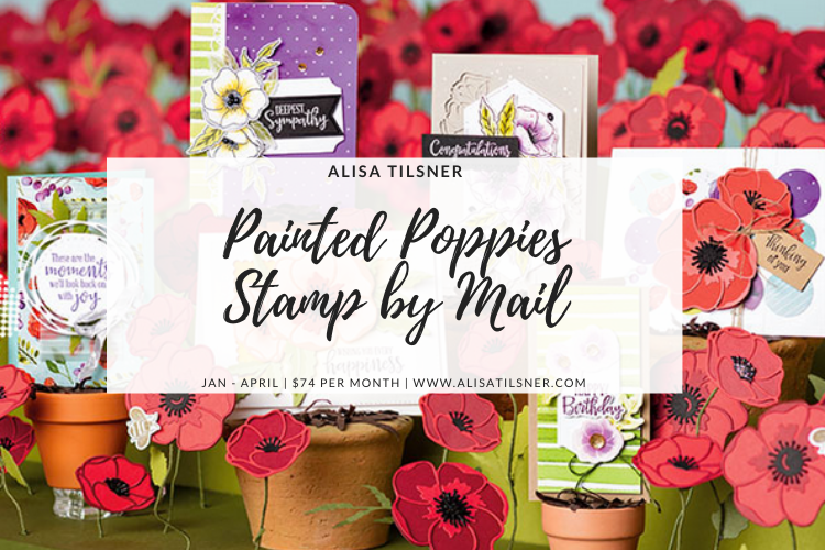 Peaceful Poppies Stamp by Mail