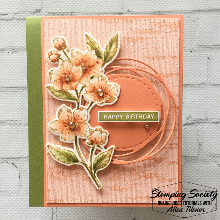Forever Blossoms Stamp Set by Stampin' Up! Card created by Alisa Tilsner. All products available from Alisa.
