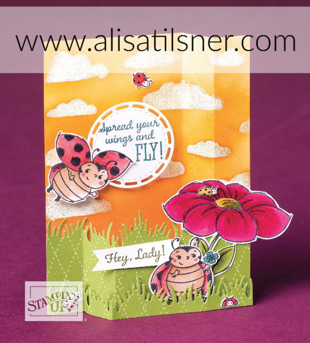 Win a Little Ladybug Stamp Set from Alisa Tilsner. Open during January. Australia Only