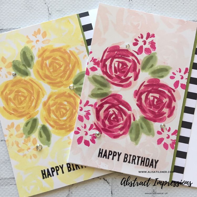 Stampin’ Up! Abstract Impressions Cards