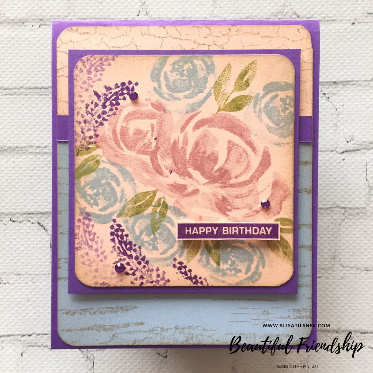 Stampin' Up! Beautiful Friendship Birthday Cards created by Alisa Tilsner