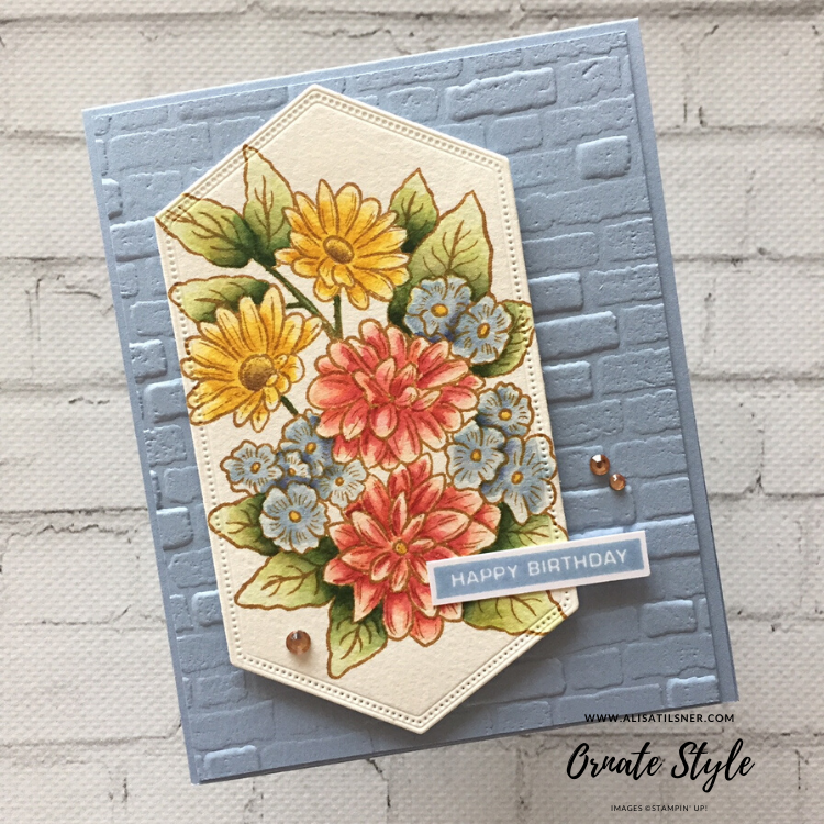 Ornate Style Birthday Card, created by Alisa Tilsner
