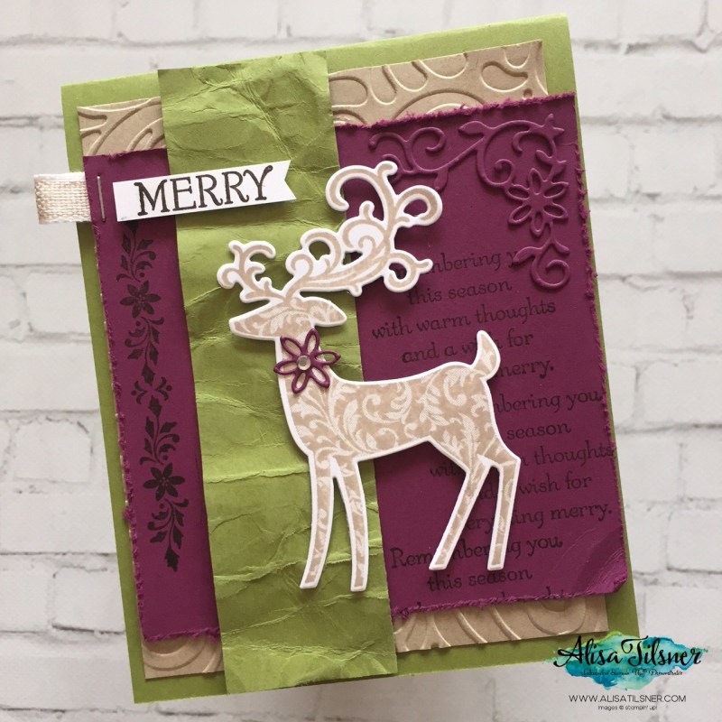 Dashing Deer from Stampin' Up! is Retiring soon! Card by Alisa Tilsner