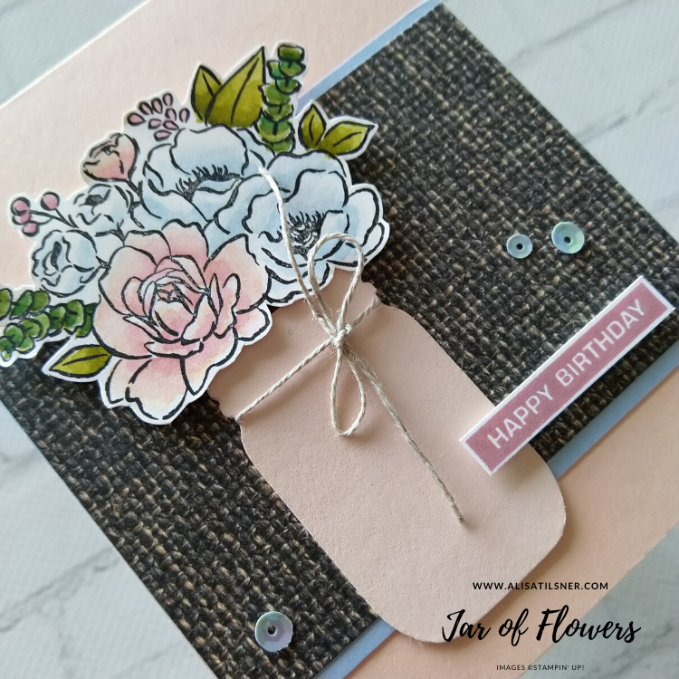 New Jar of Flowers by Stampin’ Up!