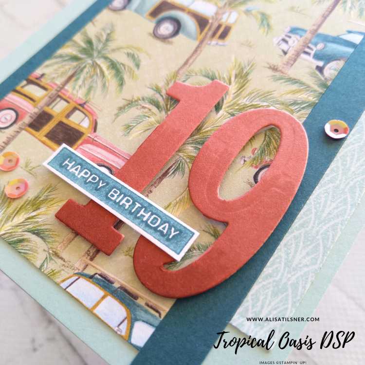 Tropical Oasis Designer Series Paper