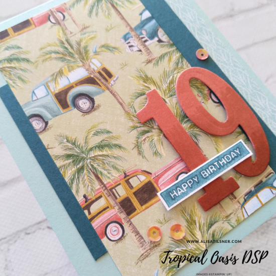 Tropical Oasis Designer Series Paper - Alisa Tilsner