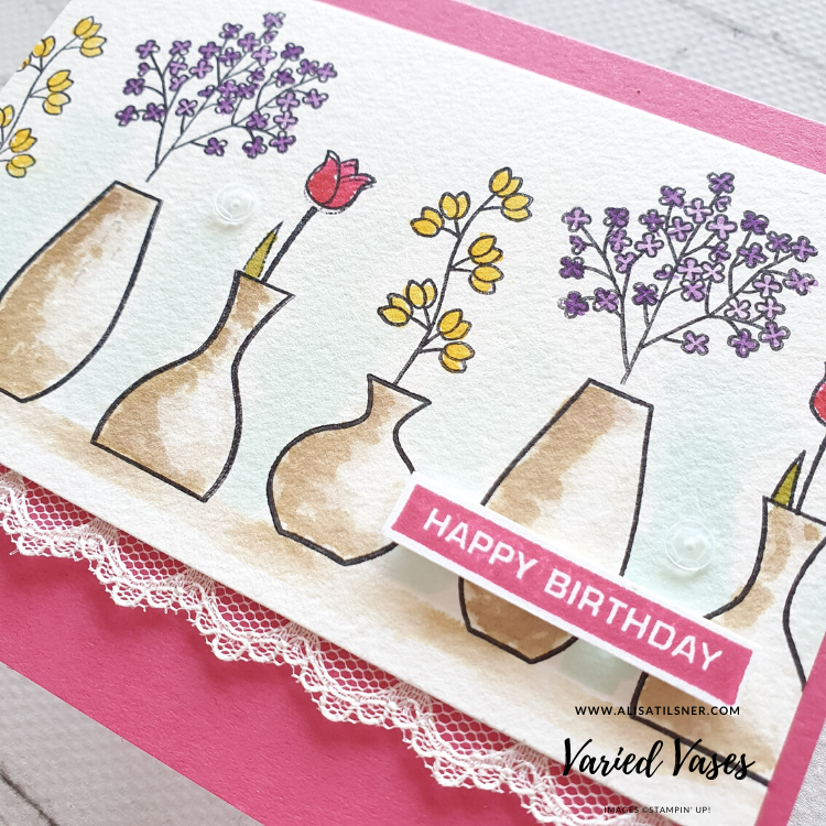 Stampin' Up! Varied Vases is Retiring. Card by Alisa Tilsner