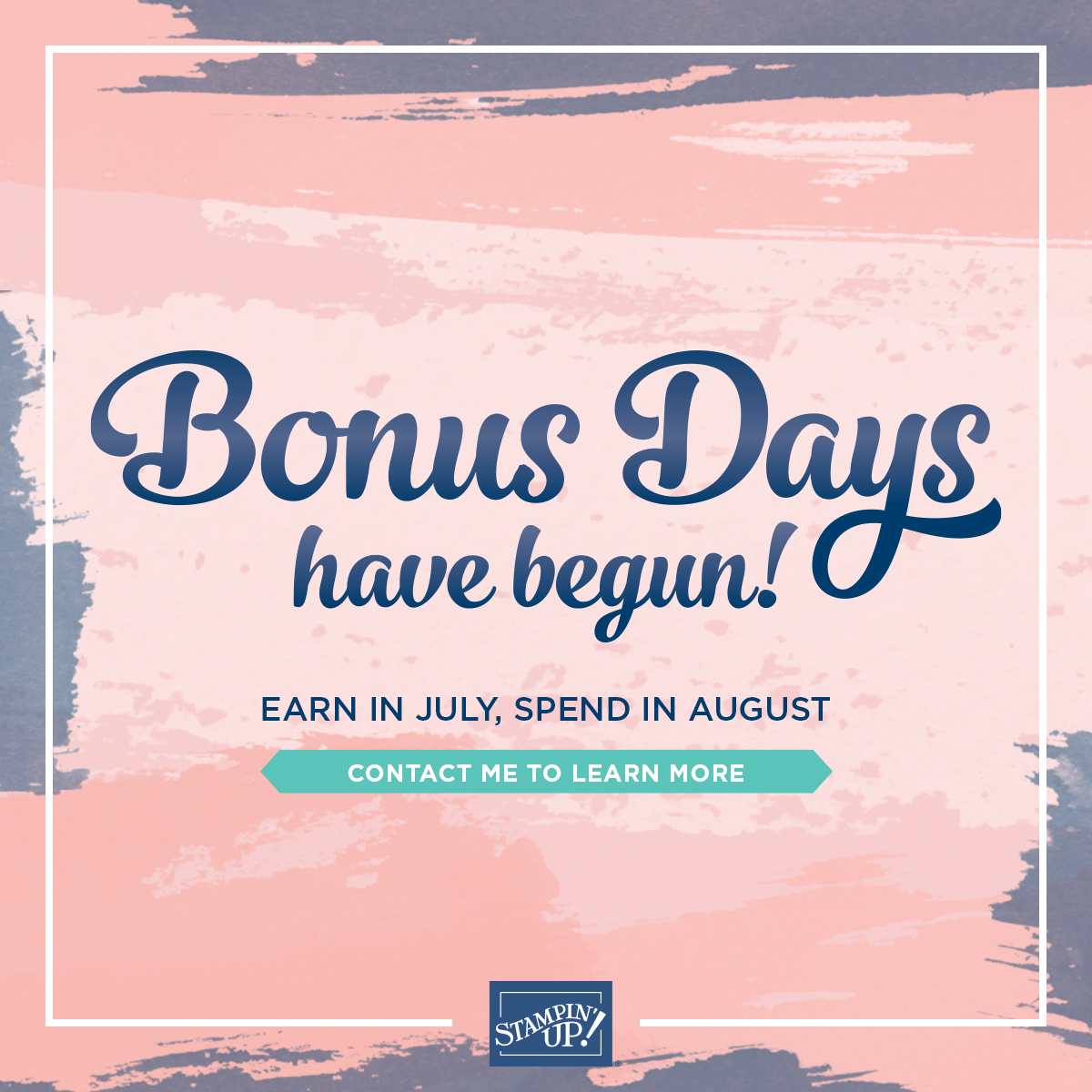 Bonus Days are coming to an end.