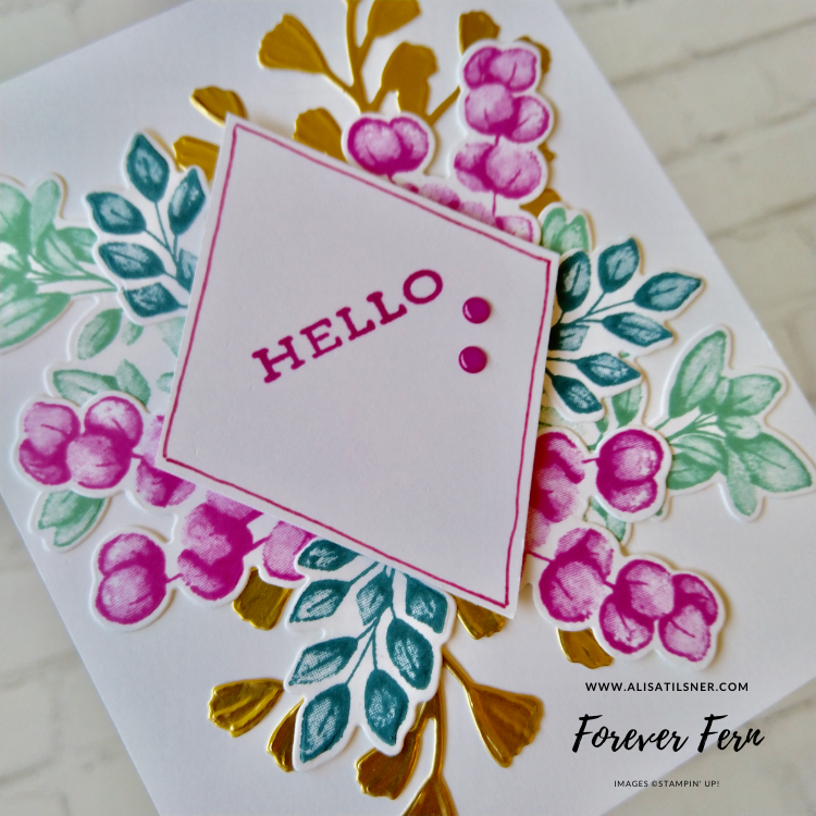 Forever Fern Hello Card