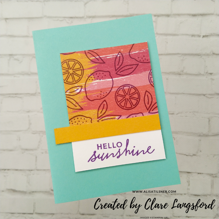Hello Sunshine – Simply Citrus Card Making Kit