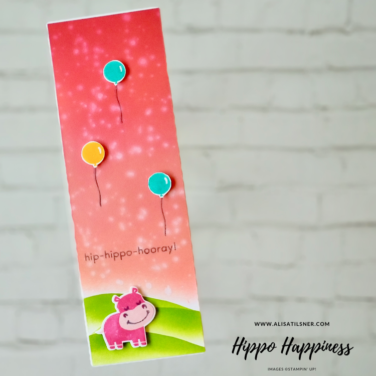 Hippo Happiness Card by Alisa Tilsner
