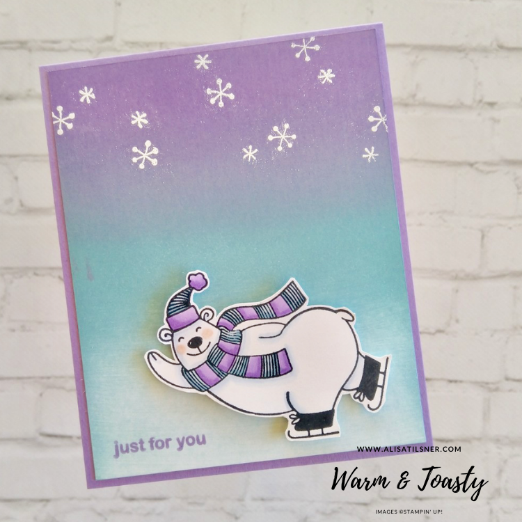 Warm & Toasty Stampin' Up! Christmas Card by Alisa Tilsner