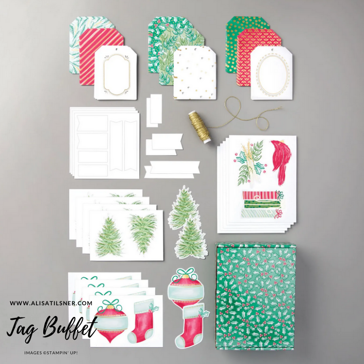 Tag Buffet Project Kit by Stampin' Up!. Available from Alisa Tilsner, Australian Stampin Up Demo