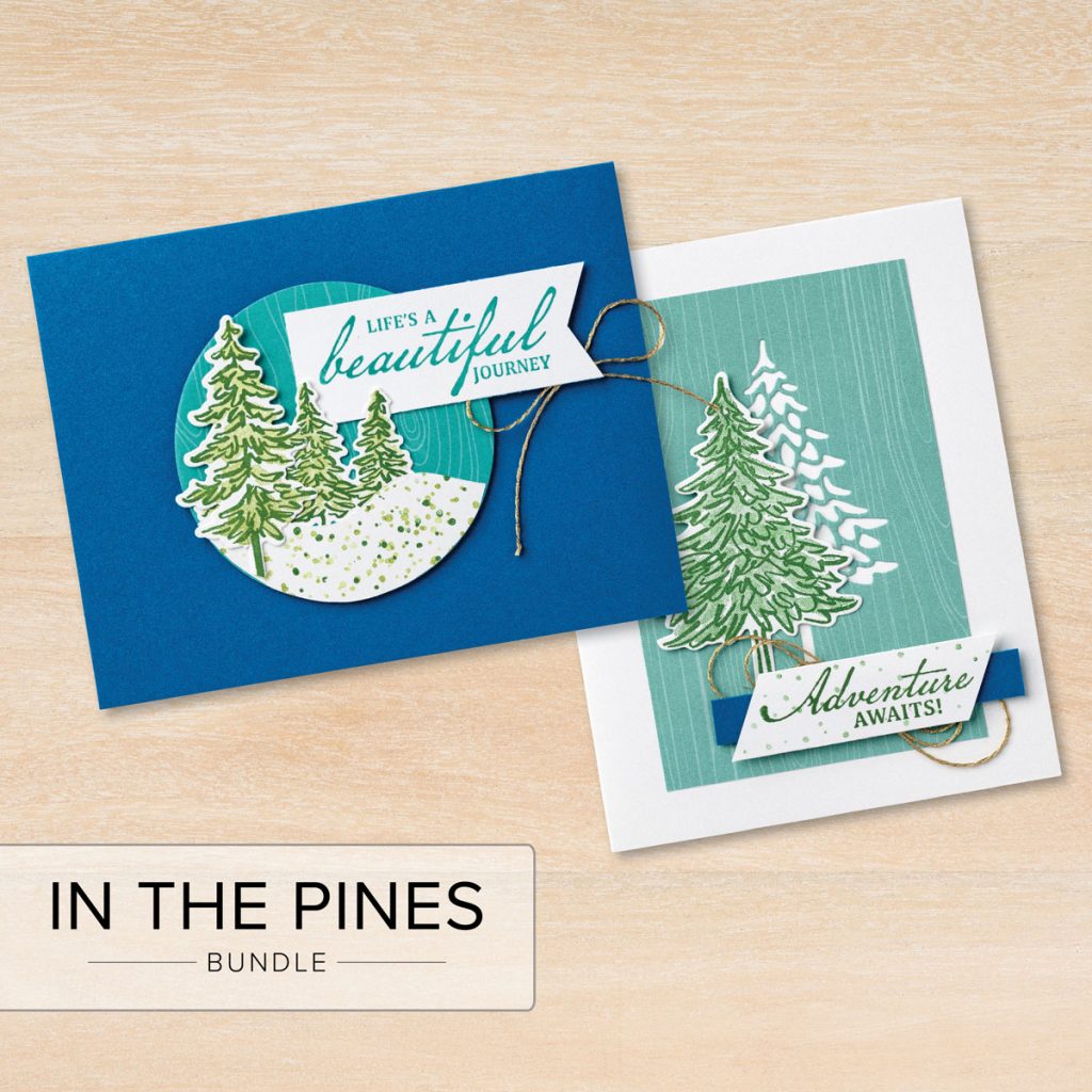 If you purchase the Bundle this month (or have in the past) from me, email me to let me know and I’ll send you a PDF Class created by Stampin’ Up! for FREE so you can create the two cards above.
