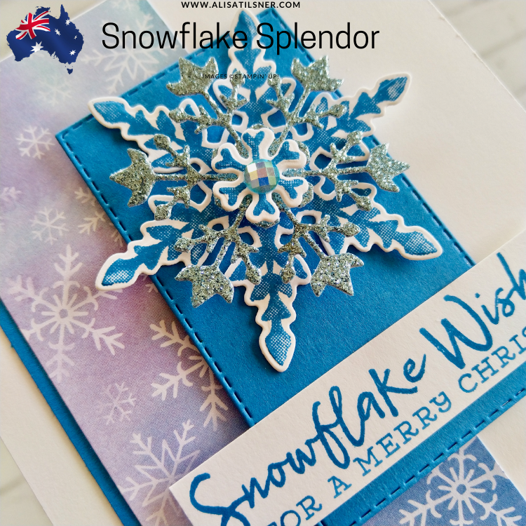 Christmas Card featuring Snowflake Splendor Suite