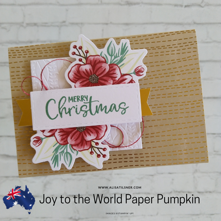 Joy to the World Paper Pumpkin